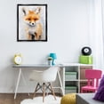 thumbnail image 4 of Stupell Industries Farmhouse Woodland Nursery Fox Black Floating Frame Canvas Art, 25 x 31, by Franklyn Gregory, 4 of 8