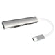 thumbnail image 1 of USB Splitter Computer Laptop Dock Converter Alloy 1-drag-4 Accesorio para computadora, Tipo-c, Gris Inevent EL000278-02B, 1 of 7