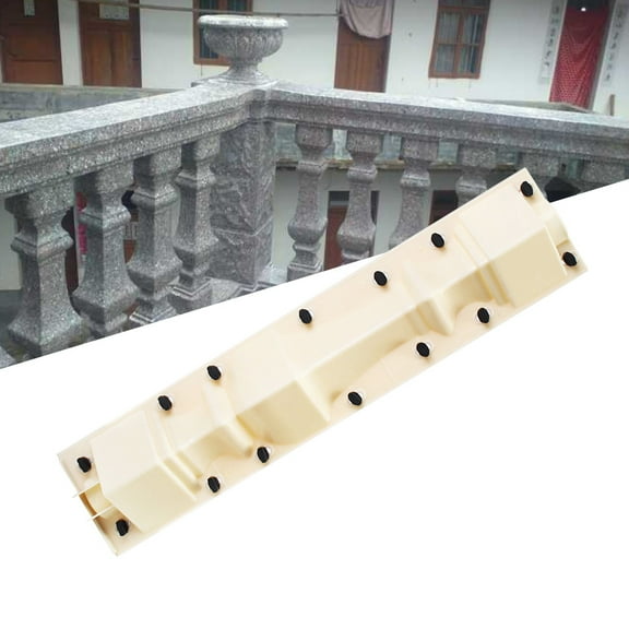 1 Set Balustrade Mold (Front Part Back Part) DIY Painting Carving Concrete and Gypsum Filling Mold Tool