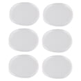 thumbnail image 1 of 6 Piezas de Almohadillas Silenciadoras Silenciosas de Silicona Ovaladas para El Conjunto de Batería de Rock, 1 of 6