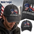 thumbnail image 6 of CHWshoes We'll Never Forget 911 Hat for Women and men Fashion Washed Vintage 9/11 25th Anniversary Memorial Baseball Caps Black, 6 of 6