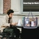 thumbnail image 2 of Guardurnaity El bolso de mano con correa de hombro ajustable y bolso de hombro transparente impermeable duradero es resistente Bolsas de mensajero y de hombro negro, 2 of 6
