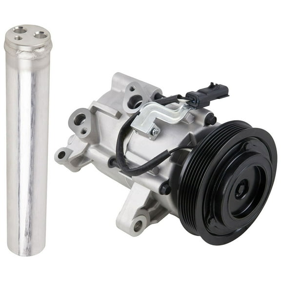 AC Compressor w/ A/C Drier For Jeep Liberty & Dodge Nitro 3.7L V6 - BuyAutoParts