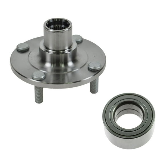 TRQ Front Wheel Hub & Bearing LF RF for 02-06 Nissan Sentra 2.5L SE SE-R SPEC-V BHA53220