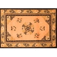 thumbnail image 1 of Ahgly Company Indoor Rectangle Oriental Orange Asian Inspired Area Rugs, 8' x 10', 1 of 1