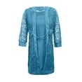 thumbnail image 3 of Robes pour la Mère de la Mariée pour Femmes Manches Longues Veste Longueur Genou, 3 of 6