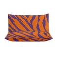 thumbnail image 3 of 3 Pcs Soft Bedding Set, Includes 1 Duvet Cover with Zipper And 2 Pillow Shams,Purple And Orange Tailgate Swag Claw Marks Full(79"×90"), 3 of 8