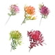 thumbnail image 4 of Monstrate 5 piezas de flores artificiales ecológicas para decoración del hogar de plástico elegante interior o exterior Decoración verde, 4 of 6
