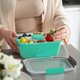 thumbnail image 5 of Bento Box 2000ML, Lunch Box Salad Lunch Container To Go with 4 Compartment Tray, Salad Bowl with Dressing Container, Meal Prep to Go Containers,Green, 5 of 5