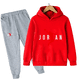 thumbnail image 3 of Conjuntos de chándal para niños, ropa para bebés, niños y niñas, trajes deportivos de moda, sudaderas con capucha y pantalones, chaqueta de marca, ropa para niños, 3 of 5