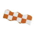 thumbnail image 2 of Horquillas acrílicas para el pelo para mujer, estilo coreano, estilo tablero de ajedrez. Blanco naranja, 2 of 8