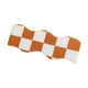 thumbnail image 2 of Pasador para el cabello, horquilla con diseño de tablero de ajedrez, elegantes horquillas estilo coreano con ondas. Blanco naranja, 2 of 8