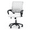 White, variant on Magshion Mesh Office Chair Desk Chair, Mid Back Ergonomic Adjustable Height Rolling Swivel Computer Chair with Lumbar Support, Black