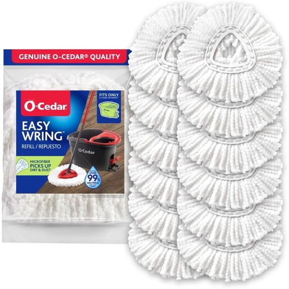 EasyWring Spin Mop Head Refill (Pack of 12)-1 Count (Pack of 12)