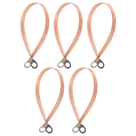 STOBOK 5Pcs Universal Automotive Ground Strap Light Brown for Easy Flexible Connection