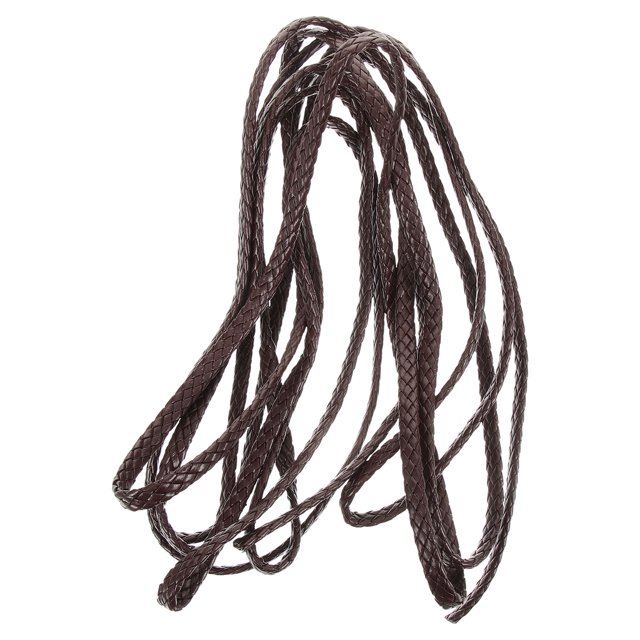 unbranded Cuerda De Cuero Para Bricolaje En Color Café Para Fabricación De Pulseras Y Joyería