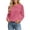 Pink, variant on Yertdoel Women's Sweaters Solid Asymmetric Lapel Long Sleeve Knit Sweater Daily Stylish Casual Cozy Warm Pullover Tops