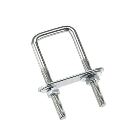 

Uxcell M6x30mmx80mm Square U-Bolts Carbon Steel 4 Set