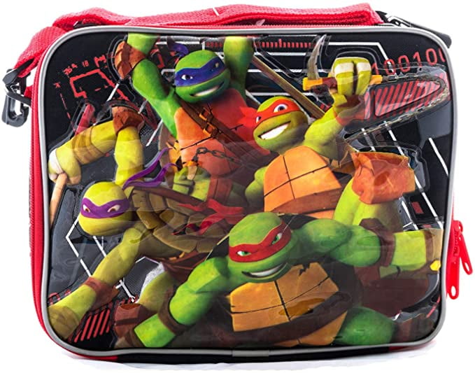 TMNT Sandwich Saver Portable Lunch Container Kids Teenage Mutant Ninja Turtles 