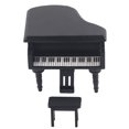 thumbnail image 1 of Durable Skillfully Furnished Long Service Time Mini Dollhouse Piano, Dollhouse Piano Stool Set, For Home Games Children Kids, 1 of 8