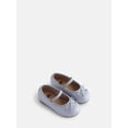 thumbnail image 2 of Wonder Nation Little and Big Girls Bow Ballet Dress Shoes, 2 of 5