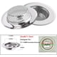 thumbnail image 5 of Juego de colador de acero inoxidable de 3 piezas: ideal para ducha, lavabo y bañera, 11,5 cm de diámetro. Accesorios de cocina de primera calidad., 5 of 7