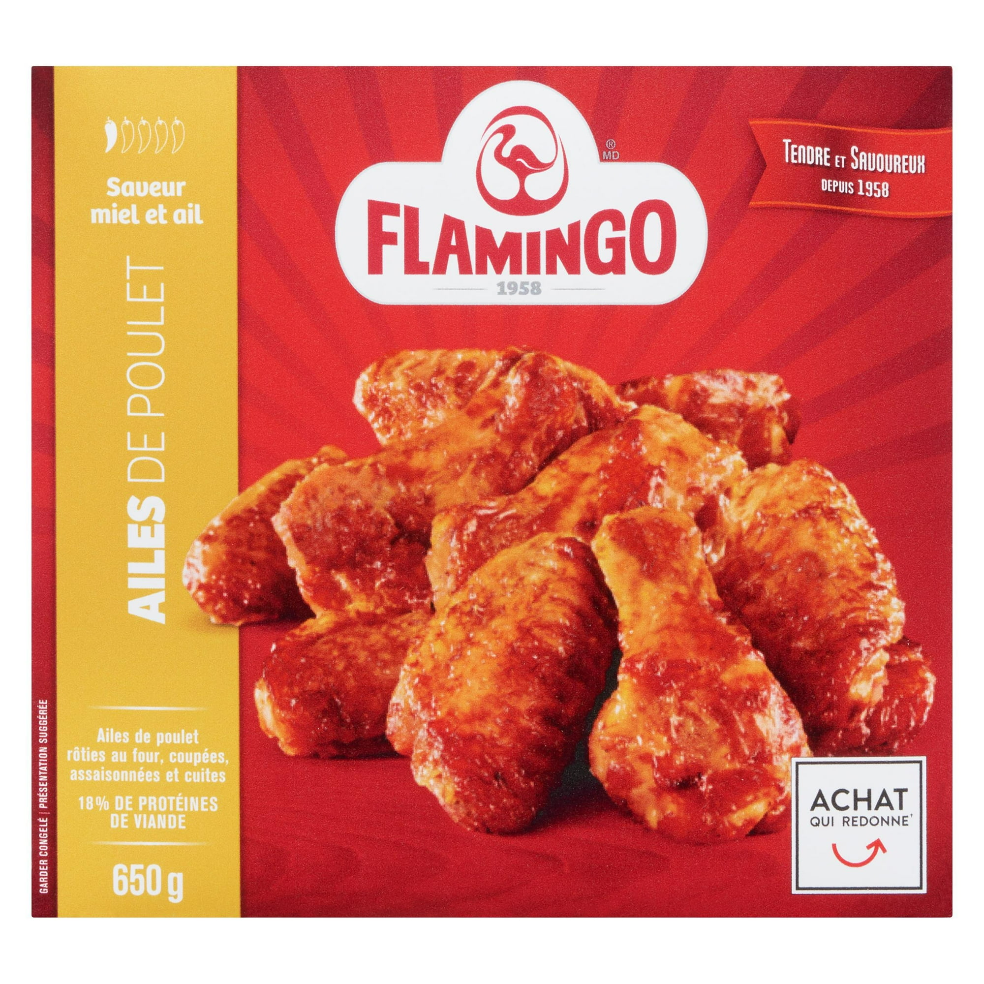 Flamingo Honey Garlic Chicken Wings