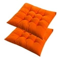 thumbnail image 2 of Bobasndm 2Pcs Square Solid Color Seat Cushion, Full-Length Ties for Non-Slip Support, Durable, Superior Comfort and Softness, Reduces Pressure, Washable, 16" x 16", 2 of 9