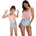 thumbnail image 3 of Girls Swimsuit Two Pieces Bikini Set Ruffle Falbala Swimwear Bathing Suits, 3 of 7