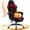 Black Red, variant on GASEE Ergonomic Gaming Chair High Back Office Chair with Lumbar Support and Adjustable Armrests Swivel Racing Chair, Black Red