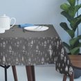 thumbnail image 4 of Black Grey Table Cloth Waterproof Tablecloths, Modern Abstract Diamond Luxury Gradient Tablecloth Dining Table Cover for Kitchen Party Tabletop Outdoor, Rectangle Tablecloth 60x120 Inch, 4 of 9