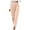 Khaki, variant on Plus Size Pants for Women Summer High Waist Pant with Pockets Dressy Casual Drawstring Trousers Lightweight Beach Pants