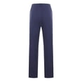 thumbnail image 6 of Ernkv Straight Leg Pants for Men Solid Color Soft Pockets Relaxed Fashion Fall Spring Trousers Comfy Lounge Casual Elastic Waist Full Length Pants Navy M, 6 of 9