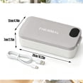 thumbnail image 3 of USB Heated Lunch Box with Smart Timer – Portable 900ml Thermal Food Warmer for Office, Car, Travel, and Home, 3 of 5