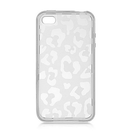 iPhone 4S Case, by Insten Leopard Skin TPU Gel Case Cover For Apple iPhone