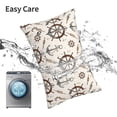 thumbnail image 6 of Zufioo Anchor with Rope Print Double-Sided Throw Pillow Cover, Pillow Protector Home Decor - With Hidden Zipper, Suitable for Bedroom, Living Room, Car Interior-20"x30", 6 of 6