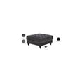 thumbnail image 2 of Meridian Furniture Sabrina Contemporary Velvet Ottoman in Gray, 2 of 3