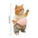 thumbnail image 4 of 2Pcs 3D Cat Belly Sticker,Cute Cartoon Soft Silicone Anti-Collision Sticker,Cat Wearing Clothes with Pink Belly Decals for Phone, Scrapbooks, Planner, Computer and Laptops, 4 of 7