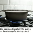 thumbnail image 5 of Chefman 6 Qt. Manual Slow Cooker, Removable Cooking Insert, Stainless Steel, 5 of 9