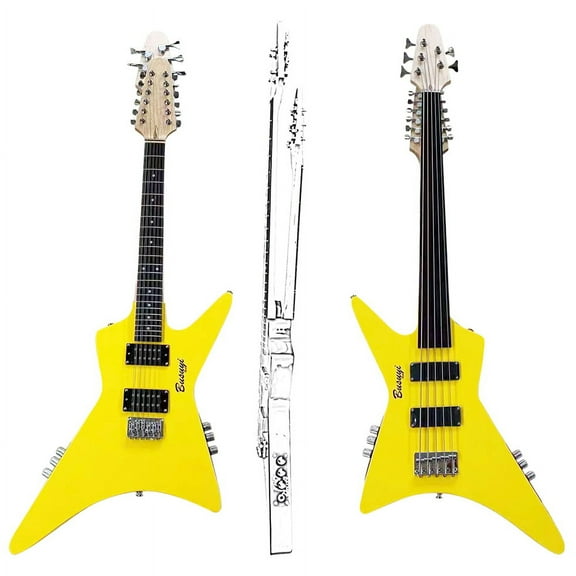 5 String Fretless bass/ 12 string guitar Busuyi Guitar