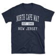 thumbnail image 1 of North Cape May New Jersey Classic Established Men's Cotton T-Shirt, 1 of 1
