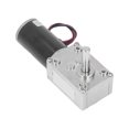 thumbnail image 2 of DC Geared Motor Small 18W Large Torsion Reversible Turbine Worm Speed Reduction Motor with Self Locking DC12V 0?50RPM Per Minute, 2 of 5