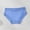 Blue, variant on Womens Ribbed Lace Trim Briefs, Mid Rise Stretchy | Soft Breathable Panties, Black,Size L