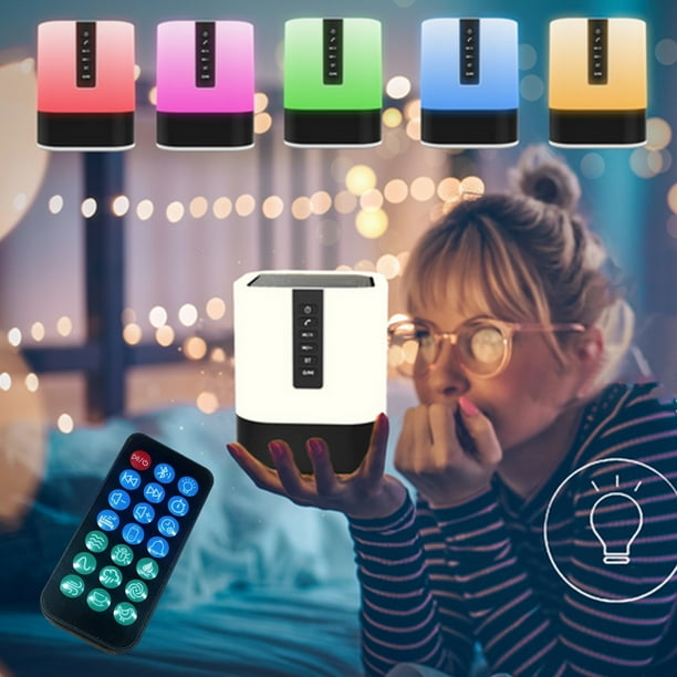 Patio Lights Gnobogi Outdoor Lights Bluetooth Speaker Colorful Shooting