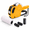 Yellow, variant on Red MX5500 8-Digit Retail Pricing Tag Kit with 5500 Labels and 3 Extra Ink Rollers