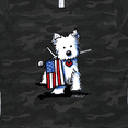thumbnail image 4 of Inktastic Us Flag Westie Women's T-Shirt, 4 of 5