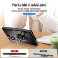 thumbnail image 5 of for Samsung Galaxy S23 Ultra Case, Slim Fit Military Grade Drop Tested Dual Layer Shockproof Case with 360 Ring Holder Kickstand Protective Rugged Car Magnetic Non-Slip Phone Case,Black, 5 of 10
