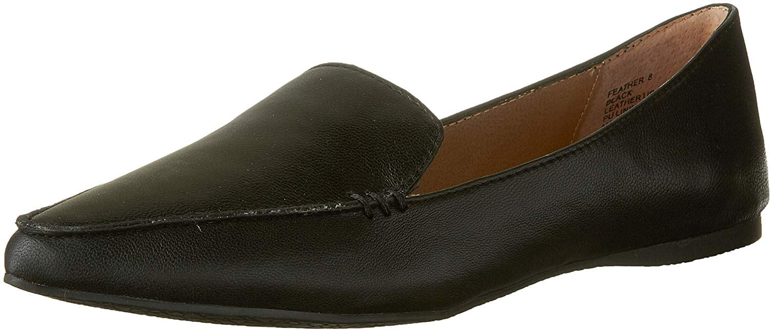 steve madden leather loafer flat