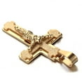 thumbnail image 6 of Religious Jesus Cross Pendant Men 14K Yellow Gold Christ Crucifix Necklaces Male Christian Jewelry, 6 of 7
