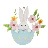 Way To Celebrate Floral Bunny Hanging Decor